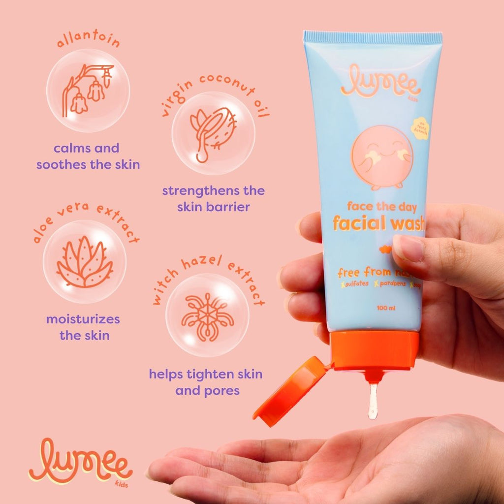 Lumee Kids Face the Day Facial Wash (100ml)