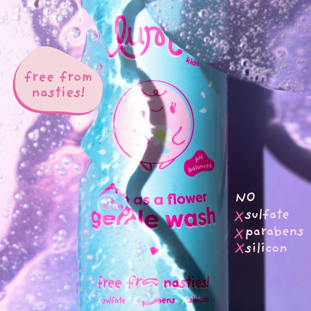 Lumee Kids Fresh as a Flower Gentle Wash for Delicate Areas (150ml)